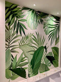 Ethereal Feathers & Acoustic Slat Textured Wall Mural (Design 67)