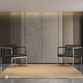 Minimalist Faux Plaster & Vertical Line Wall Mural
