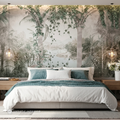 Mediterranean Courtyard & Ivy Arched Veranda Wall Mural